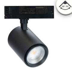 3-Phasen Schienen-Strahler Vollspektrum LED fokussierbar 20�-70�, 42W, 4000lm, 4000K