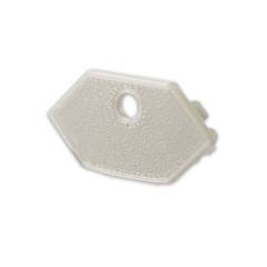 Endkappe E207 f�r LED Fliesenprofil Inneneck, mit Kabeldurchf�hrung, 1STK