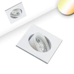 LED Einbauleuchte Sunset Slim68 weiss, eckig, 9W, 1800-2800K, Dimm-to-warm