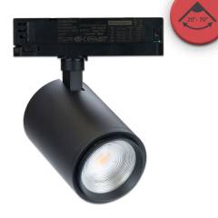 3-Phasen-Schienenstrahler Fleisch 1900K 34W 2400lm fokussierbar 20�-70�, schwarz