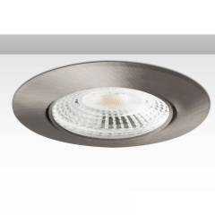 Einbaurahmen Ion, rund, GU5.3, nickel satin