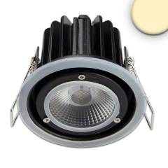 LED Einbaustrahler Sys-68 MiniAMP, 8W, 24V DC, 3000K, CRI80, dimmbar