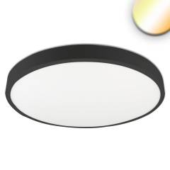 LED Deckenleuchte PRO schwarz, 36W, rund, 500mm, ColorSwitch 2700/3000/4000K, dimmbar