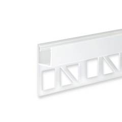 LED Fliesenprofil UP8, wei� RAL 9003 200cm