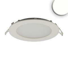 LED Downlight, 9W, rund, ultraflach, blendungsreduziert, wei�, neutralwei�, dimmbar CRI90