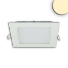 LED Downlight, 9W, eckig, ultraflach, blendungsreduziert, wei�, warmwei�, dimmbar CRI90