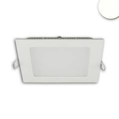 LED Downlight, 9W, eckig, ultraflach, blendungsreduziert, wei�, neutralwei�, dimmbar CRI90