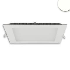 LED Downlight, 15W, eckig, ultraflach, blendungsreduziert, wei�, neutralwei�, dimmbar CRI90