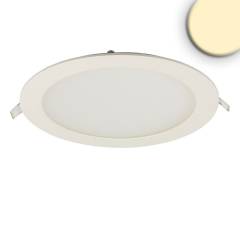 LED Downlight, 18W, rund, ultraflach, blendungsreduziert, wei�, warmwei�, CRI90