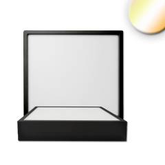 LED Deckenleuchte PRO schwarz, 15W, 170x170mm, ColorSwitch 2700/3000/4000K, dimmbar