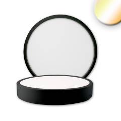 LED Deckenleuchte PRO schwarz, 15W, rund, 170mm, ColorSwitch 2700/3000/4000K, dimmbar
