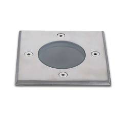 Bodeneinbaustrahler f�r GU10 Spots, eckig, IP67, exkl. Leuchtmittel