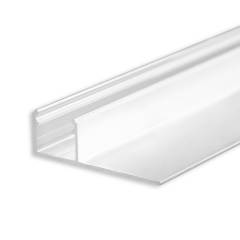 ISOLED LED Trockenbauprofil Abschluss silber eloxiert 300cm f�r max. 12mm LED-Streifen
