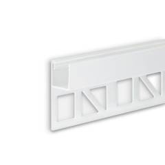 LED Fliesenprofil UP10, wei� RAL 9003 300cm