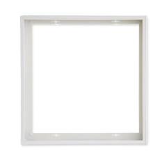 Aufbaurahmen wei� RAL 9016, H�he 5cm, f�r LED Panels 625x625, steckbare Schnellmontage