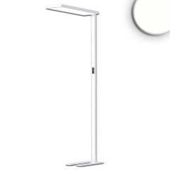 LED Office Pro Stehleuchte silber UGR19 80W/20W 12480lm 4000K Touch-Dimm Up&Down