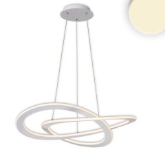 LED Pendel-/H�ngeleuchte Design 600, wei�, 40W, rund, 3000K warmwei�, dimmbar