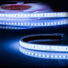 LED Stripe AQUA PU Linear, 24V, 12W/m, wasserdicht IP68, 6000K kaltwei�, 5m