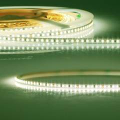 ISOLED LED Stripe 24V CRI80+, 15W/m, Rolle 5m, 4100K neutralwei� Lime