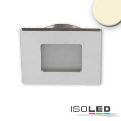 LED M�beleinbaustrahler MiniAMP ALU geb�rstet, 3W, 12V DC warmwei� 3000K, dimmbar
