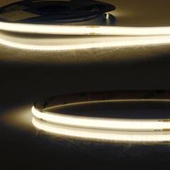 ISOLED LED Stripe COB MICRO Linear 8W/m, 3000K warmwei�, 24V DC, opal, 5m