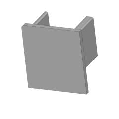 Endkappe EC220 f�r LED Fliesenprofil UP10