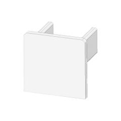 Endkappe EC218 wei� f�r LED Fliesenprofil UP8