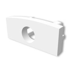 Endkappe EC224 f�r Profil MINI-AB V2 wei�, mit Kabeldurchf�hrung, 1 STK
