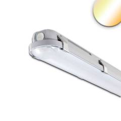 LED Wannenleuchte 120cm mit Notlichtfunktion, IP65, PowerSwitch 25-40W, ColorSwitch 3000/4000/5000K