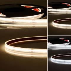 LED Stripe High Temperature, Sauna bis 100�C, 2700K/3000K/4000K, 24V, 14,4W/m, IP68, 5m
