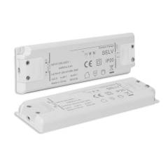 LED Trafo 24V/DC, 0-30W, ultraflach, SELV, 5 Jahre Garantie