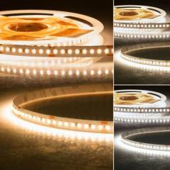 ISOLED LED Stripe 48V High-Bright 10m HEQ 17W/m, einfarbig, bis zu 2450lm/m