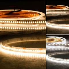 ISOLED LED Stripe 48V High-Bright 5m HEQ 22W/m, einfarbig, bis zu 3100lm/m