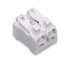 Anschlussklemme 2x2-polig, 0,5-2,5mm�, max. 450V/16A