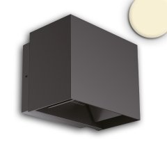 LED Au�enwandleuchte Up&Down 2x5W, 15-120�, IP65, schwarz, warmwei� von Isoled