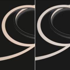 Biegbarer LED Stripe NEON Twist+Bend B16H16, 24V DC, 10W, IP67, 3000K, 5m