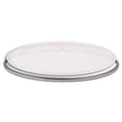 Scheibe f�r PC Reflektor 90� der Hallenleuchten Serie FL2, transparent, mit Ring und Feder