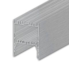 LED Leuchtenprofil LAMP40 Alu-Profil silber pulverbeschichtet, 3m