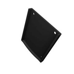 Endkappe EC114 schwarz f�r LAMP30 V1+V2, 2 St�ck, mit Lichtfalle