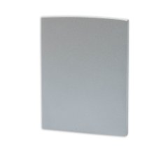 Isoled Endkappe EC115 silber f�r Leuchtenprofil LAMP40, 2 Stk., mit Lichtfalle