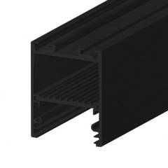 LED Leuchtenprofil LAMP30 V2 2m/3m, Alu schwarz RAL9005, direkte u. indirekte Beleuchtung