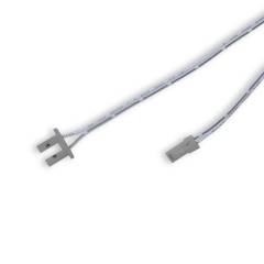 Endkappe K2-210 f�r Surf12 Flat mit Einspeiser f�r FC-Flexband, 50cm Kabel, MiniAmp-Stecker, grau/we