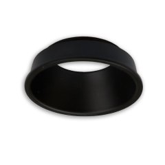 R�ckversetztes Cover f�r LED Spot & LED Modul SYS-GU10, schwarz matt, UGR<12