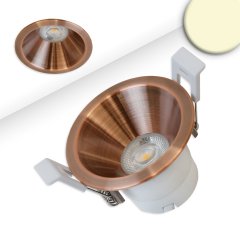 LED Einbaustrahler BACK60, rosegold, 5W, CRI90, 2700K warmwei�, UGR<12, dimmbar
