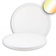 LED Deckenleuchte Slim400 PRO, 25W, wei�, rund, IP44, 3000/4000/5000K, Up&Down