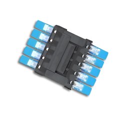 Durchgangssteckverbinder 5-polig, 0,5-2,5mm�, max. 250V/10A