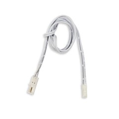 Isoled MiniAMP Polarit�tswechsler male-female, 60mm, 2-polig, wei�, max. 3A