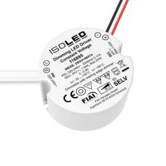 LED Schalterdosen-PWM-Trafo 24V/DC, 0-25W, Tiefe 30mm, IP65, dimmbar, SELV