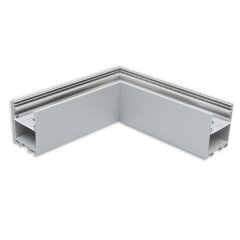Leuchtenprofil LAMP30 V2 90� Ecke, geschwei�t, 120x120mm, silber , ohne Cover