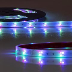 Pflanzenbeleuchtung GROW LED-Stripe 48V, 17W/m, IP67, 5m, 50cm Trennstelle, 4x24 LED/m